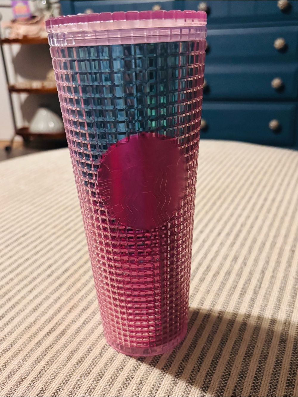 Starbucks Pink to Purple Ombre Studded Tumbler